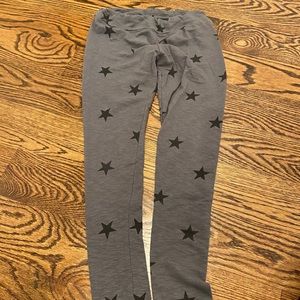 Olivaceous straight leg sweats